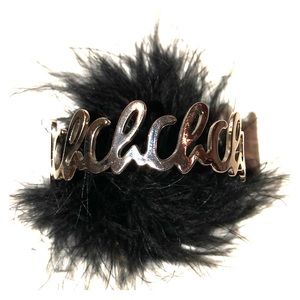 Carolina Herrera rhodium plated CH bracelet